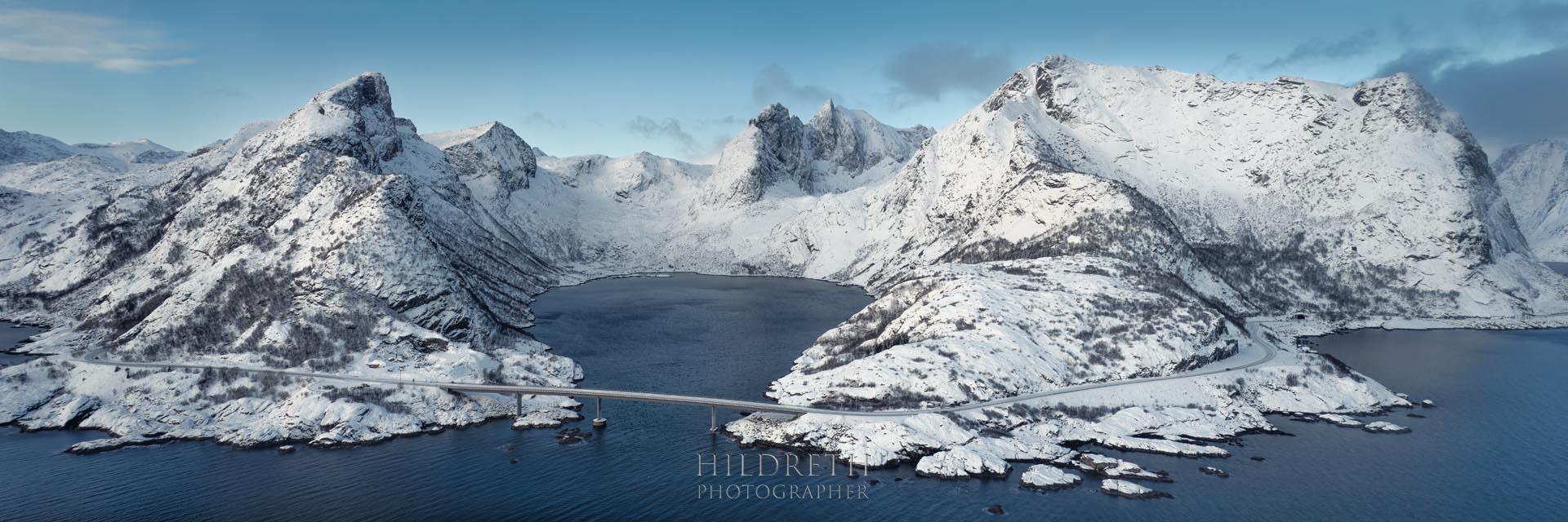 Djupfjord With A Winter Coat<br><br>Print Ratio: 1x3