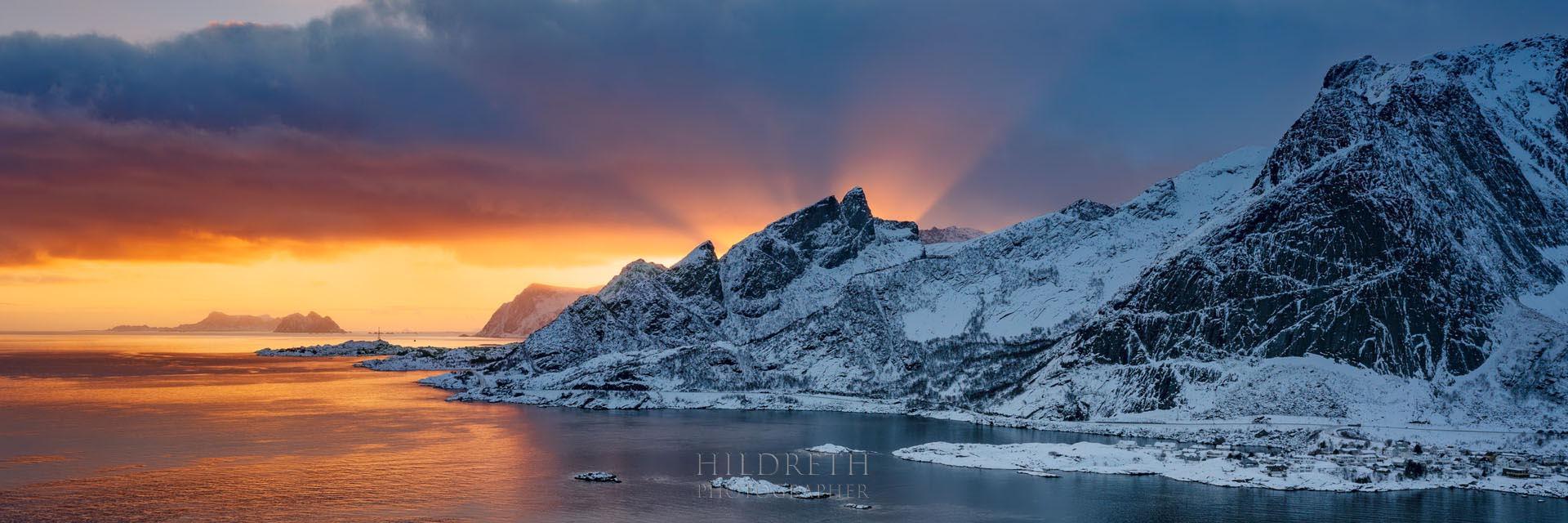 Last Light in Lofoten<br><br>Print Ratio: 1x3