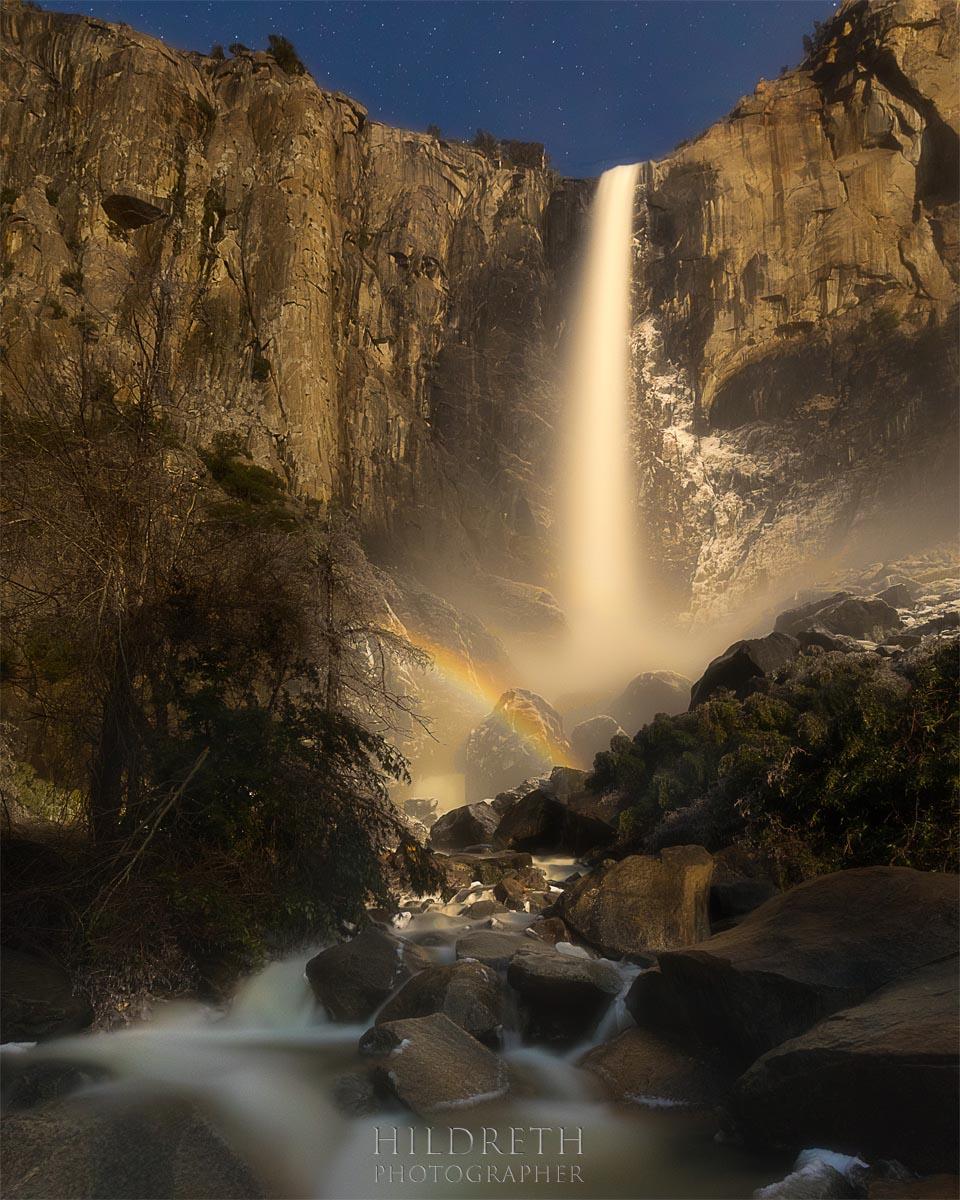 Moonbow at Bridalveil Falls<br><br>
Print Ratio: 5x4